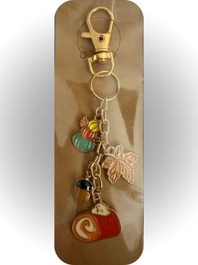 Handmade Fall Charms Keychain